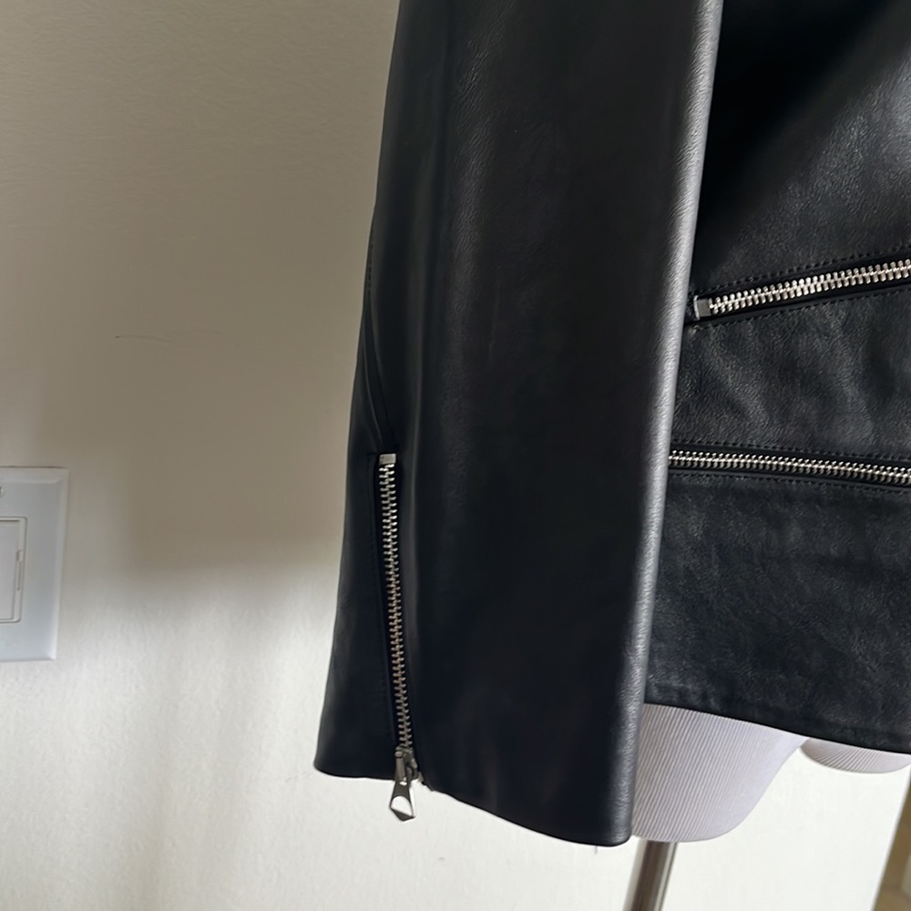 Golden goose deluxe brand Woman’s jacket leather size large black - Picture 4 of 16